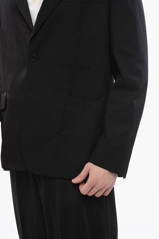 MM6 Single-Breasted Blazer With Asymmetric Pockets