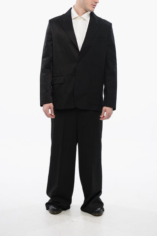 MM6 Single-Breasted Blazer With Asymmetric Pockets