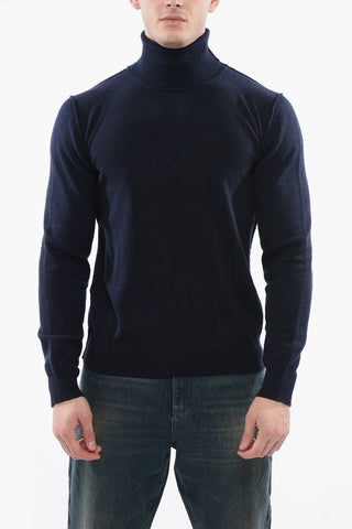 MM4 Pullover a Collo Alto in Puro Cashmere