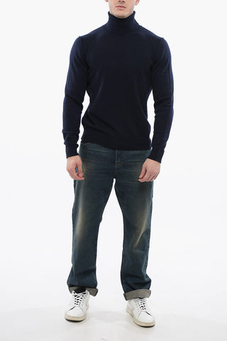MM4 Pullover a Collo Alto in Puro Cashmere