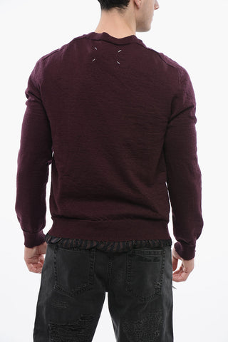 MM4 Wool Pullover with Double-layered Design