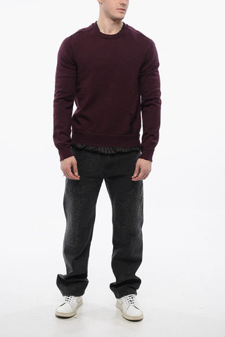 MM4 Wool Pullover with Double-layered Design