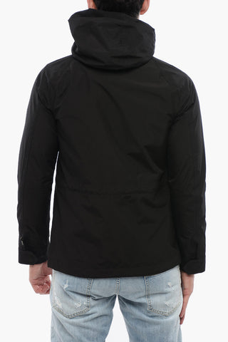 Hooded GTX Windbreaker With Utility Pockets
