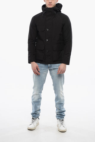 Hooded GTX Windbreaker With Utility Pockets