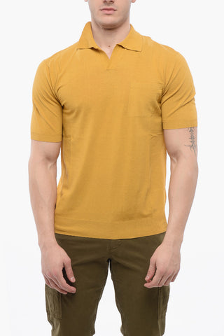 Short Sleeved Polo With Breast Pockets