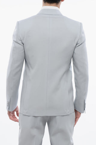 Satin Double-Breasted Blazer TATTOO with Peak Lapel
