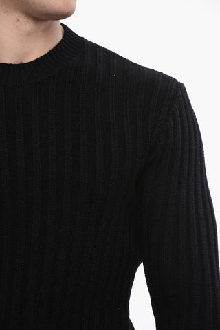 Maglione In Lana A Costine