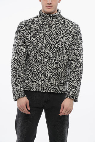Maglione Melange In Lana