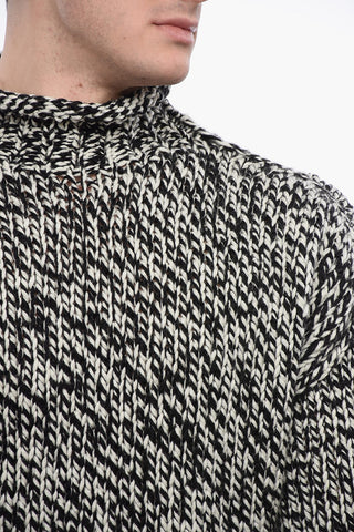 Maglione Melange In Lana