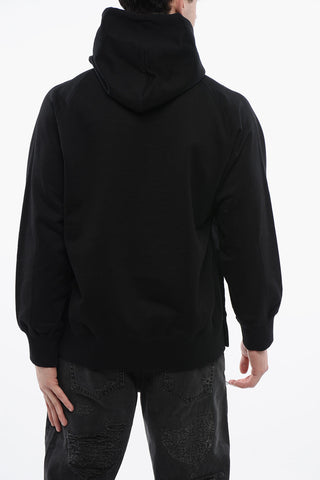 Felpa Oversized in Cotone Garzato