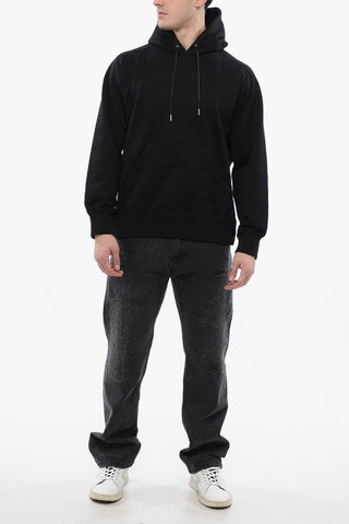 Felpa Oversized in Cotone Garzato