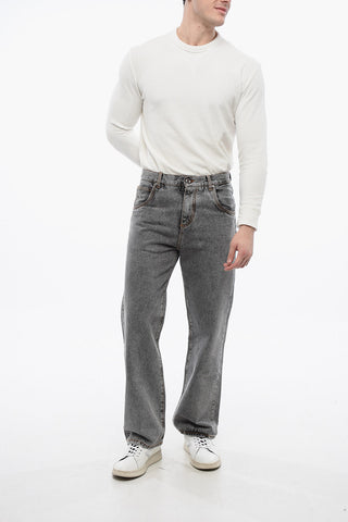 Jeans Straight Fit in Denim Stone Wash 23cm