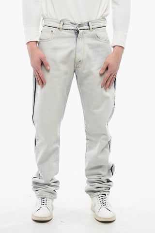 MM1 Cotton Slim Fit Denims with Contrasting Details 17cm