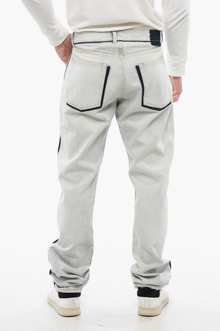 MM1 Cotton Slim Fit Denims with Contrasting Details 17cm
