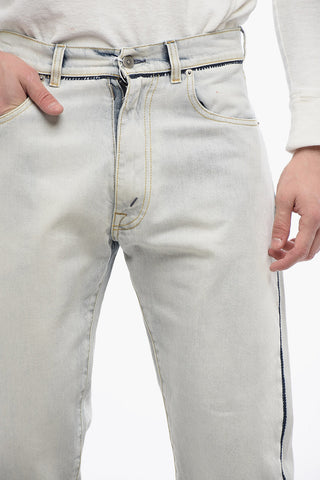 MM1 Cotton Slim Fit Denims with Contrasting Details 17cm