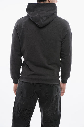 Brushed Cotton Zipped Hoodie