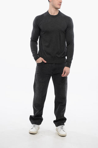 Crew Neck Pure Cashmere Sweater