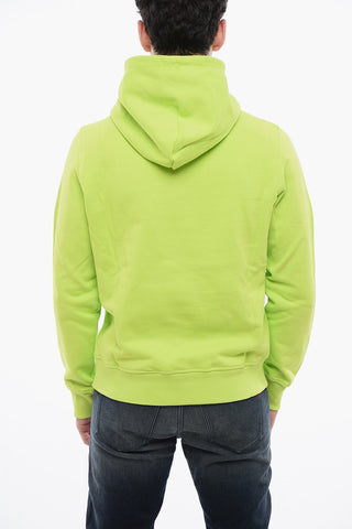 Brushed Hooded Sweatshirt with Embroidered Logo