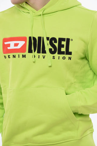 Brushed Hooded Sweatshirt with Embroidered Logo