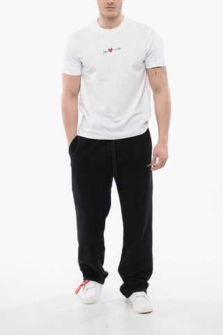 T-Shirt Girocollo CUPID in Cotone con Ricamo