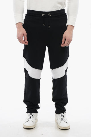 Joggers Garzati con Patch Monogram