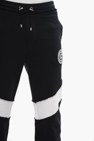 Joggers Garzati con Patch Monogram