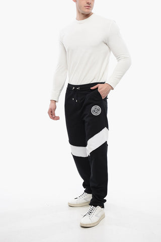 Joggers Garzati con Patch Monogram