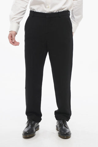 Wool Pants with Turn-ups