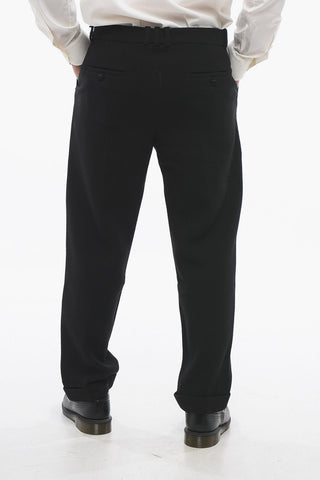 Wool Pants with Turn-ups