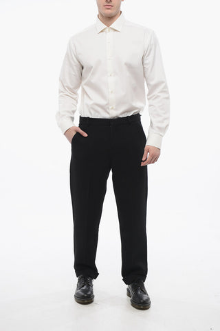 Wool Pants with Turn-ups