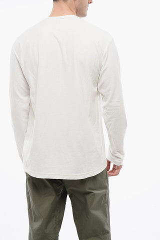 Long Sleeved T-shirt With Tone-On-Tone Logo