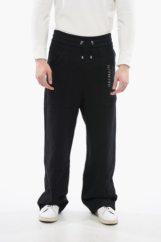 Wide-Leg-Joggers mit Logo