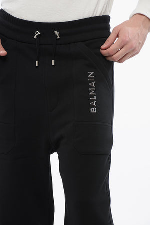 Wide-Leg Joggers with Logo