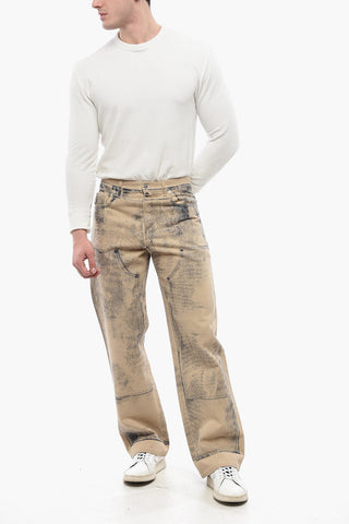 Printed Denim Regular-Fit Jeans 27cm
