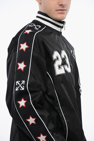 Bomber NATLOVER VARSITY in Nylon con Logo in Applicazione