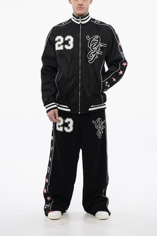 Bomber NATLOVER VARSITY in Nylon con Logo in Applicazione