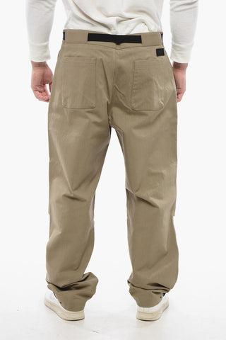 Cotton Blend Cargo Pants with Safety Belt