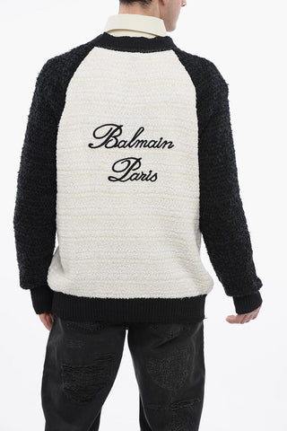 Cotton-blended Glittery Cardigan