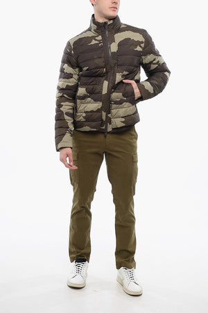 Puffer Jacket BERING With Camouflage Pattern