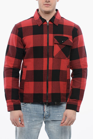 Overshirt BUFFALO A Quadri Con Chiusura Zip