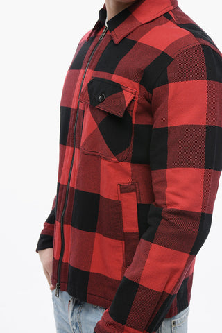 Overshirt BUFFALO A Quadri Con Chiusura Zip