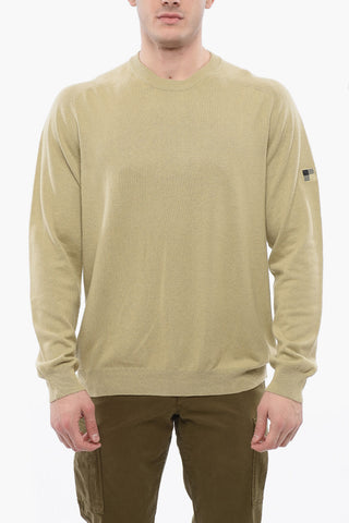 Linen Blend Crewneck Sweater
