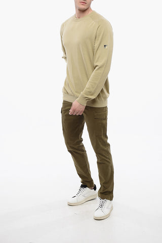 Linen Blend Crewneck Sweater