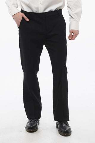 Front-pleated Flared Pants