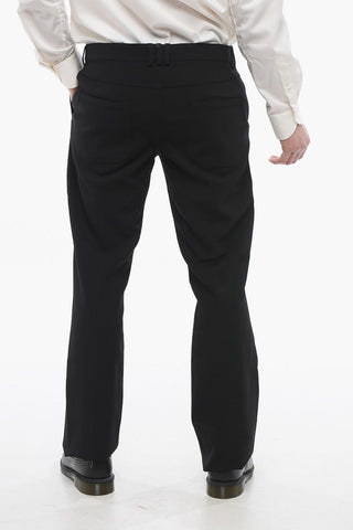 Front-pleated Flared Pants