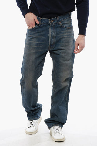 Jeans Wide-Fit con Lavaggio Trail 21cm