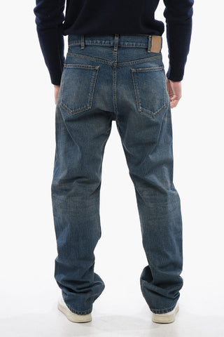 Jeans Wide-Fit con Lavaggio Trail 21cm