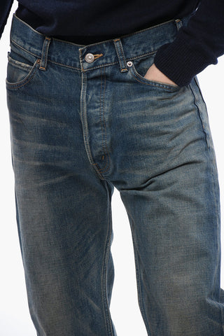 Jeans Wide-Fit con Lavaggio Trail 21cm