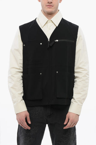 MM6 Gilet Utility Con Chiusura Zip
