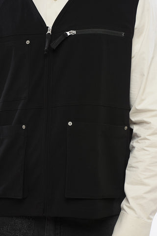 MM6 Gilet Utility Con Chiusura Zip